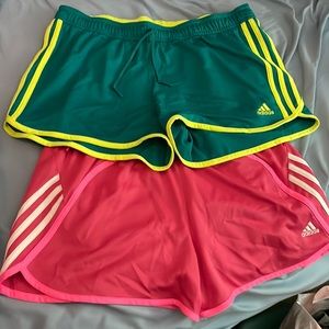 Adidas athletic shorts, size M